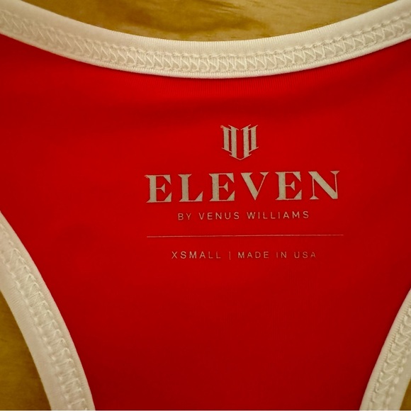 EleVen by Venus Williams Red Striped Asymmetrical Tennis Dress NWOT - Picture 3 of 5